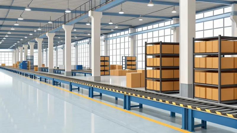 A quality control inspector examining a semiconductor chip with a microscope.