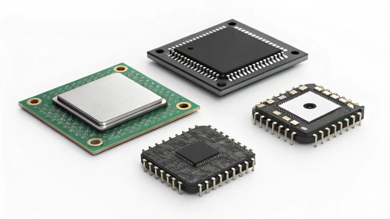 A comparison chart showing logos of PIC, AVR, and SAM microcontrollers
