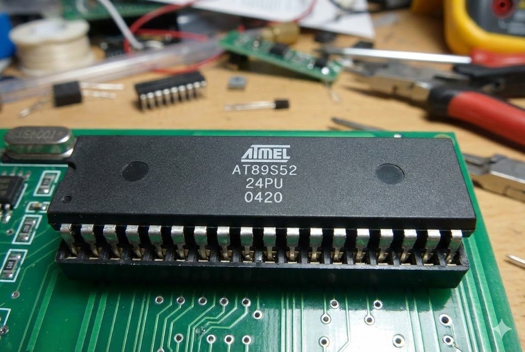 AT89S52-24PU microcontroller in PDIP-40 package