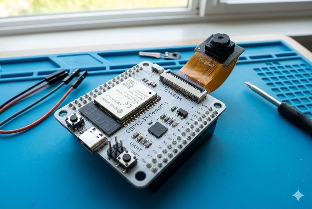 ESP32-S3-DevKitC-1 with Camera Interface