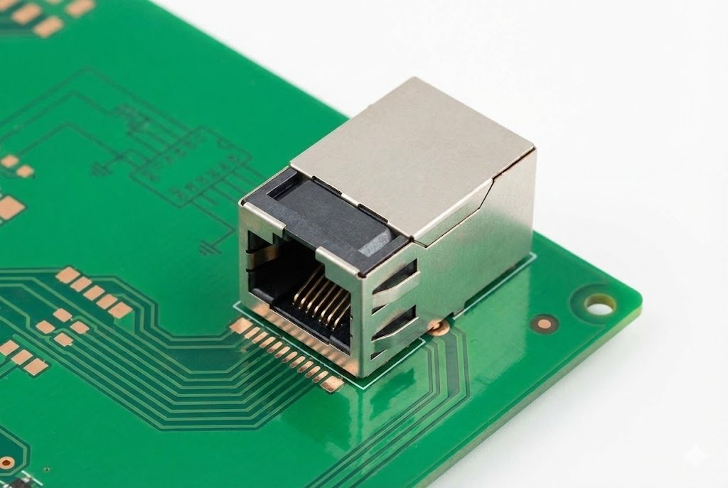 RJ45 Integrated Magnetics Selection RJ45 with Integrated Magnetics and PCB layout