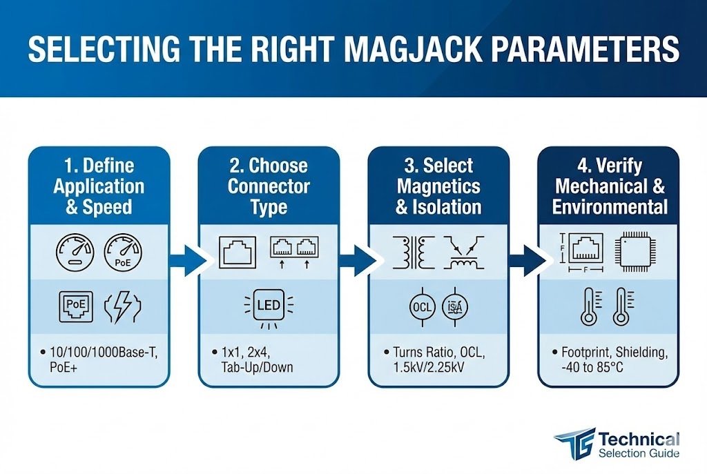 Selecting the right MagJack parameters