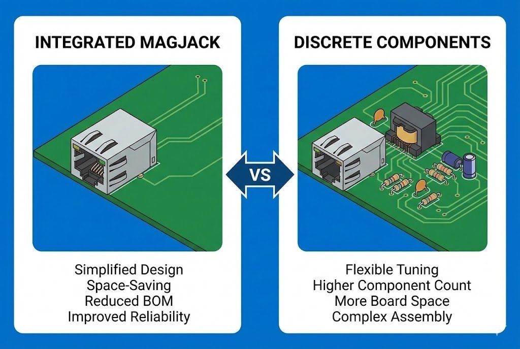 Integrated MagJack vs Discrete Components