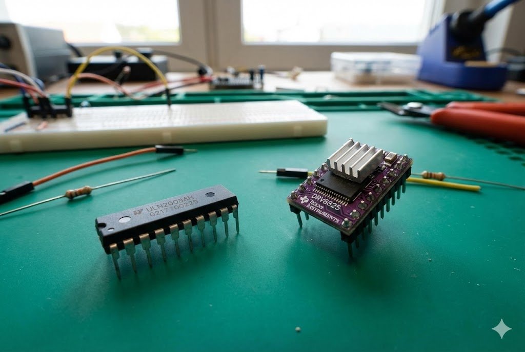 ULN2003 and DRV8825 driver chips