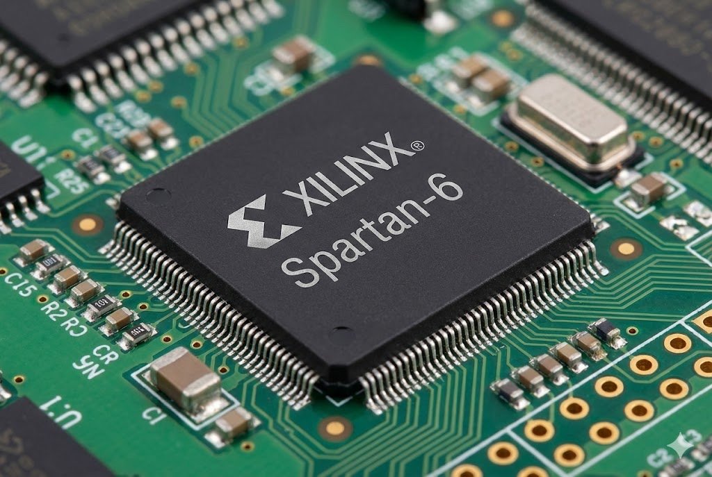 Xilinx Spartan-6 FPGA Supply Crisis Xilinx Spartan-6 FPGA chip on a circuit board