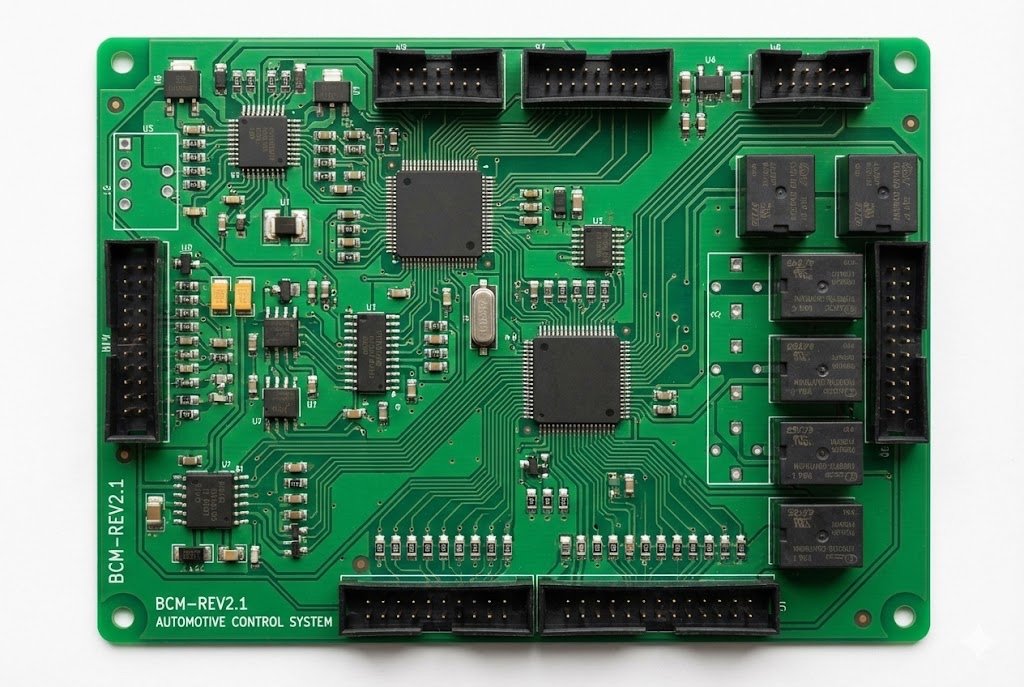 TJA1043 Application in BCM Body Control Module PCB layout