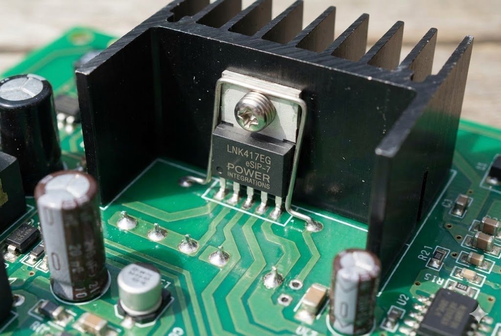 LNK417EG eSIP-7 with heatsink LNK417EG eSIP-7 with heatsink clip