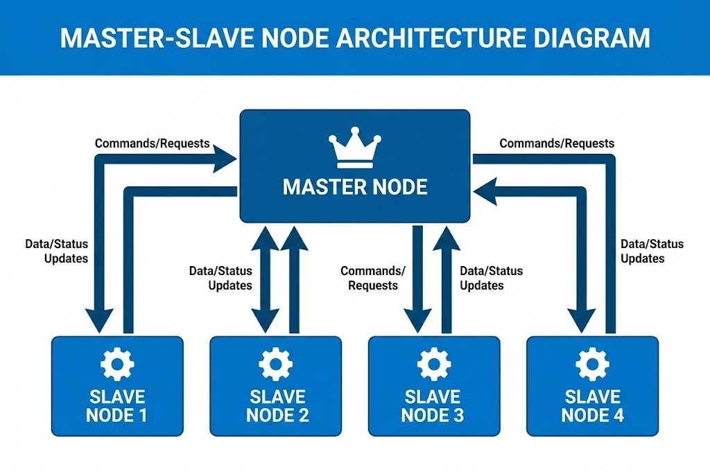 Master and Slave node architecture Master and Slave node architecture