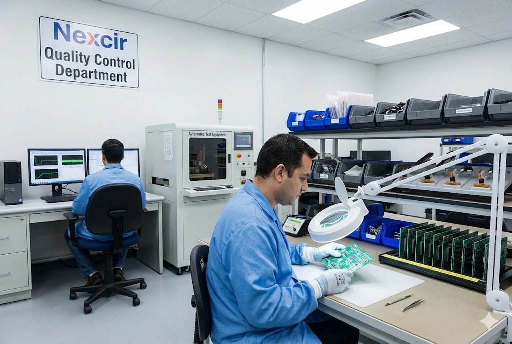 Nexcir Quality Control Process