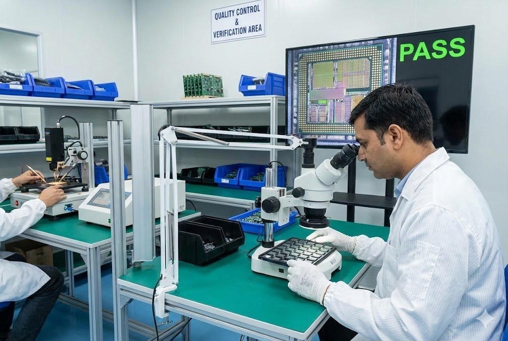 Quality control and chip verification Quality control and chip verification