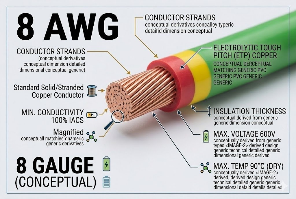 8 Gauge Wire Specs 8 gauge wire specifications industrial