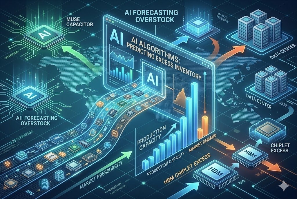 AI predicting excess inventory AI algorithms predicting excess electronic component inventory