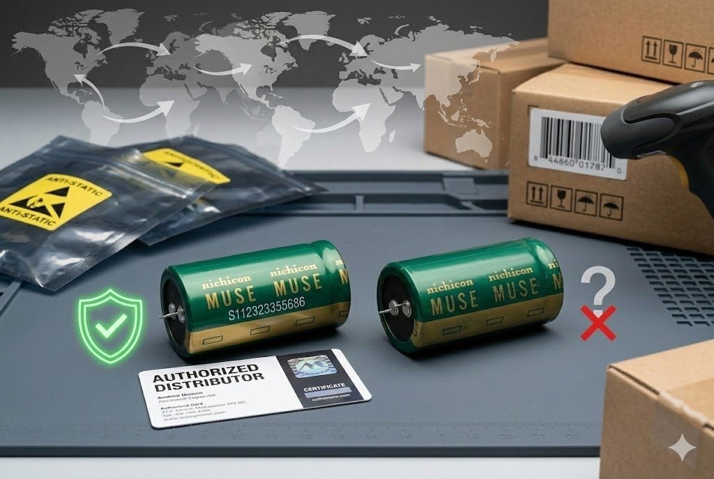 avoid counterfeit audio capacitors supply chain