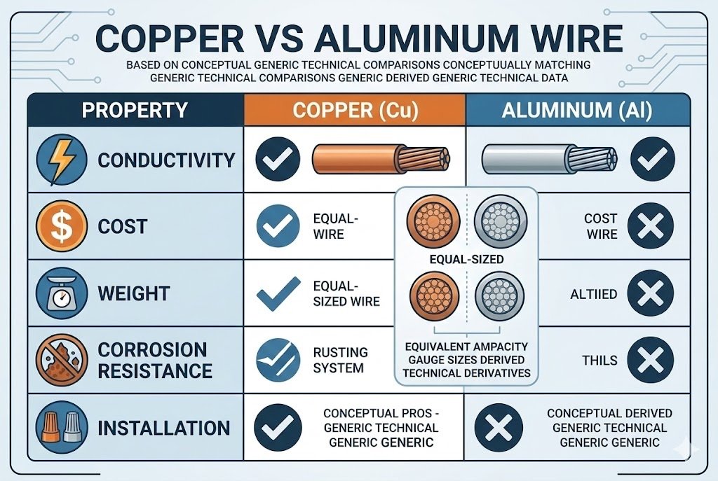 Copper vs Aluminum wire comparison