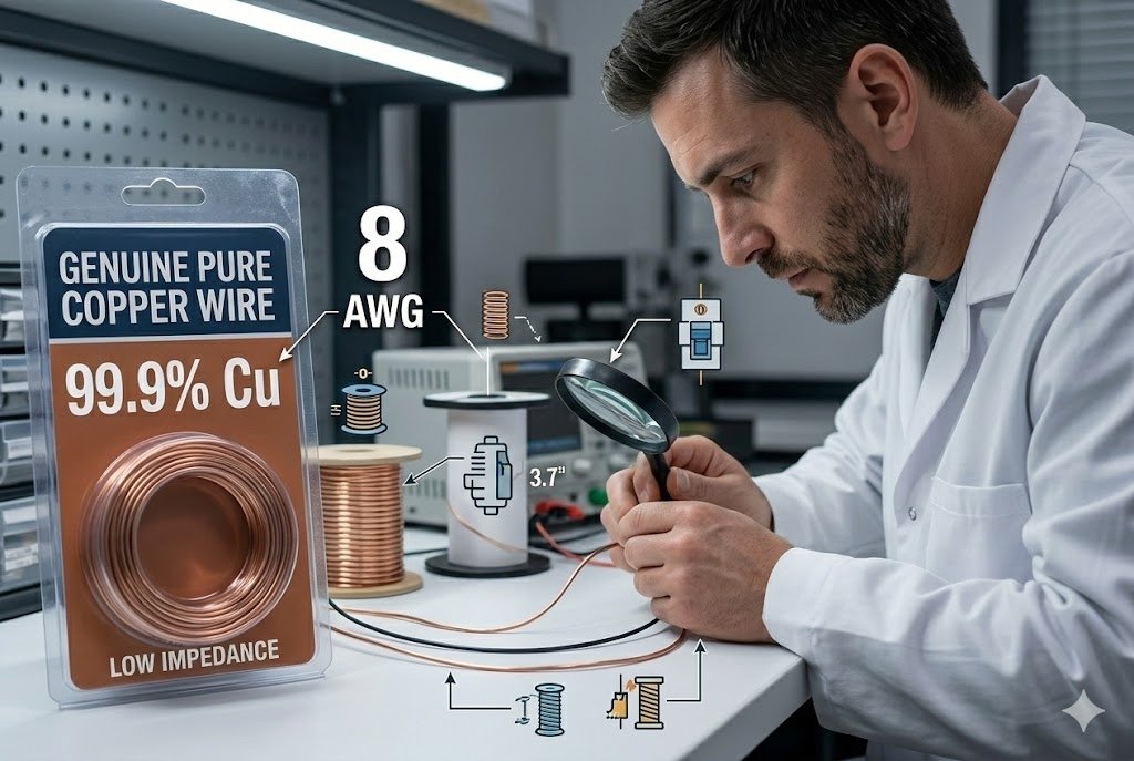 Wire Authenticity Testing authentic copper wire testing