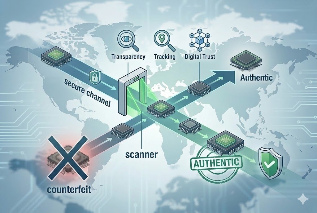 Counterfeit chip prevention supply chain Counterfeit chip prevention supply chain