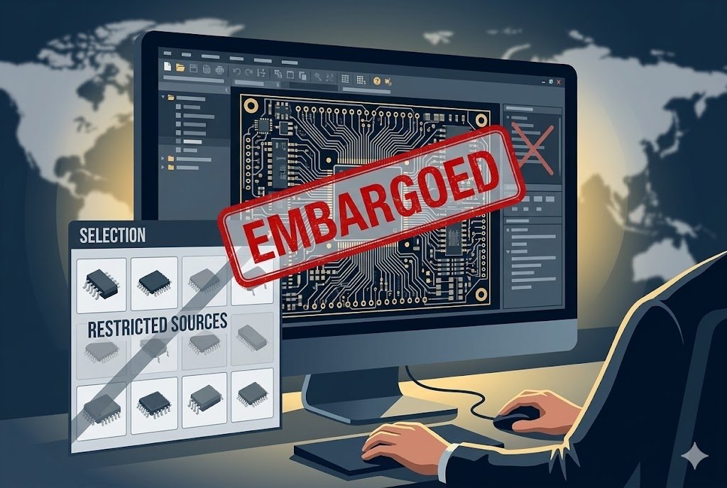 EDA Embargo Impact EDA tool embargoes and electronic component selection