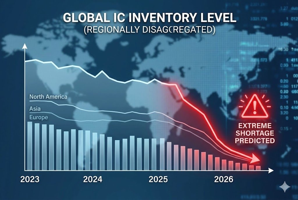 Global Chip Inventory Trend 2026 global chip inventory warning