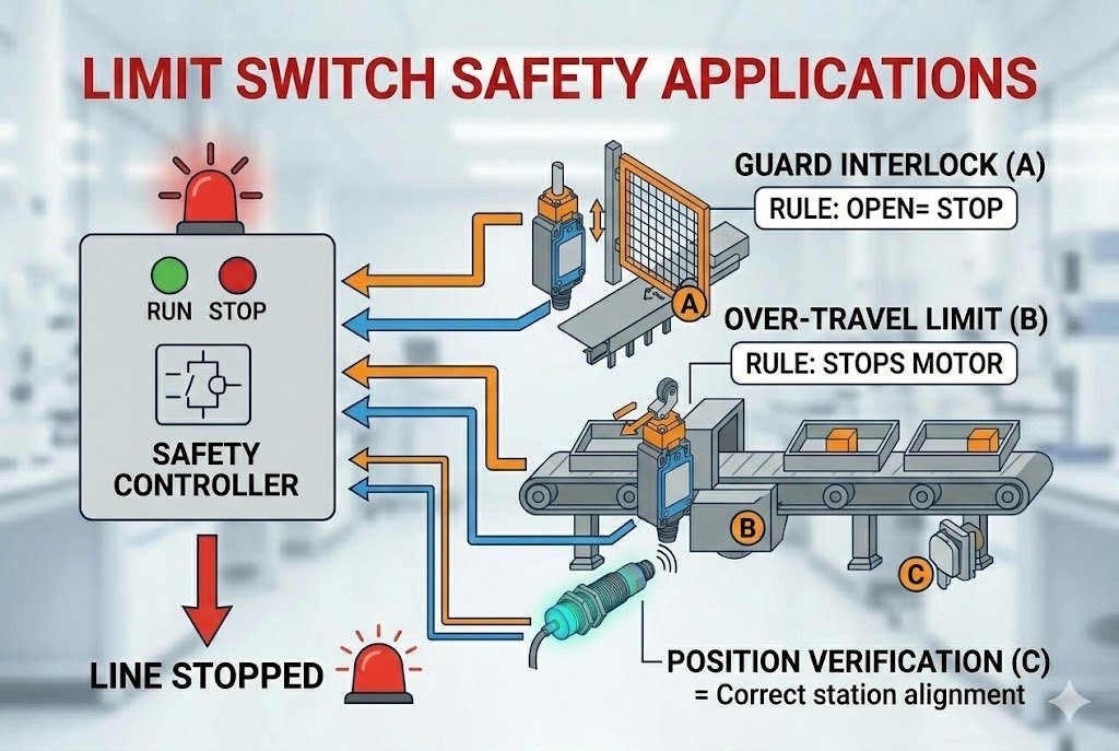 limit switch safety automated lines