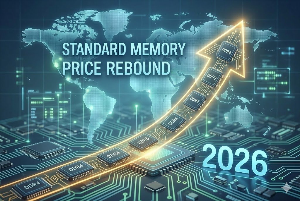 DRAM Price Rebound Standard memory chip price rebound 2026