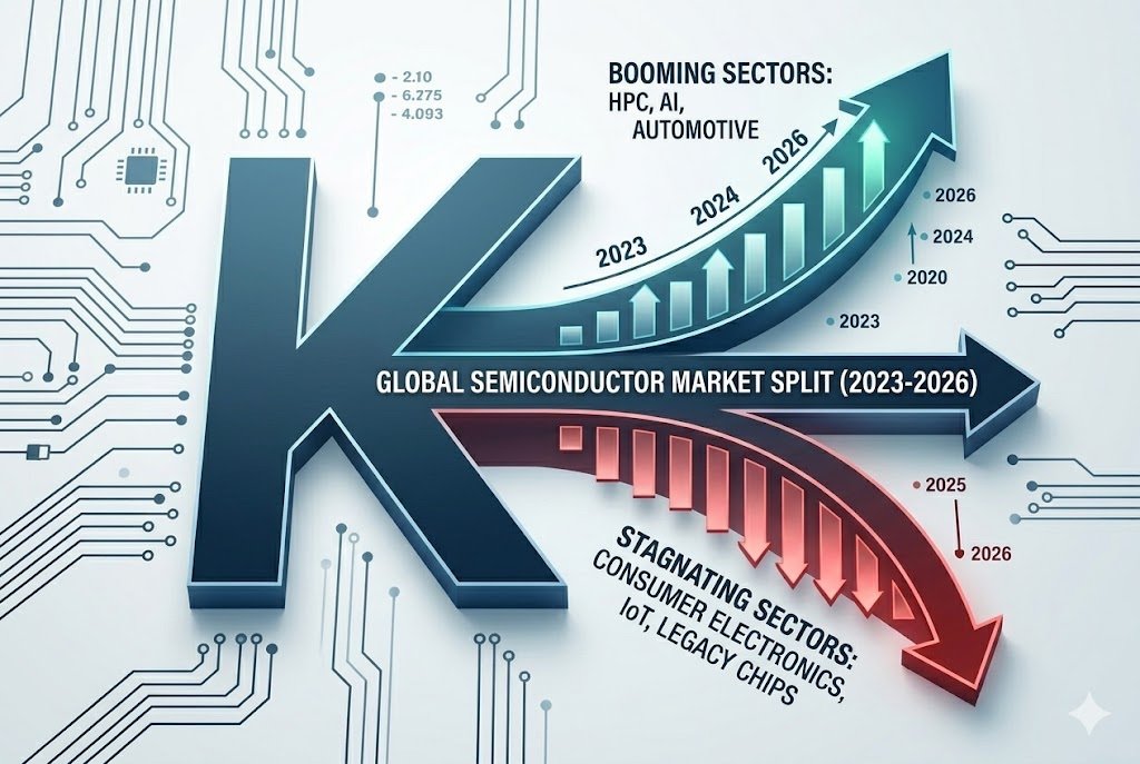 K-shaped trend in chip market