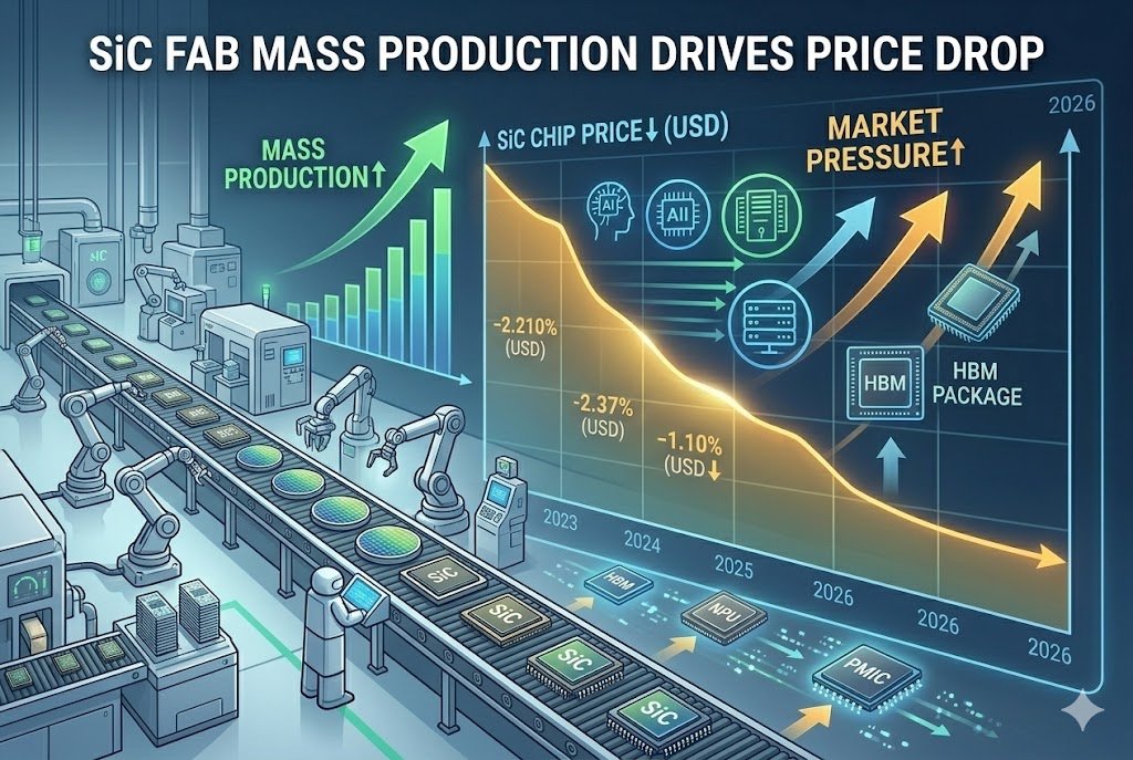 SiC manufacturing factories mass production price drop