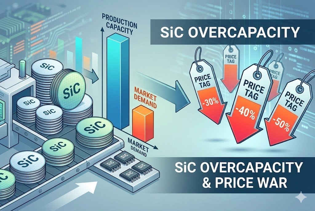 SiC silicon carbide power semiconductor overcapacity price war