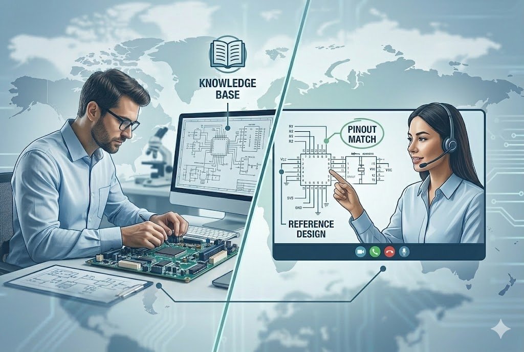 Technical support for electronic components Technical support for electronic components