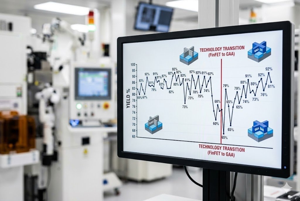 FinFET to GAA yield fluctuations