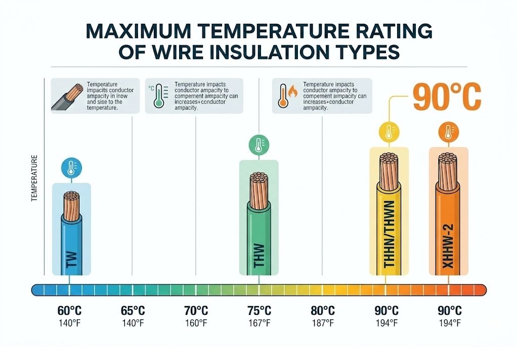 temperature rating wire insulation