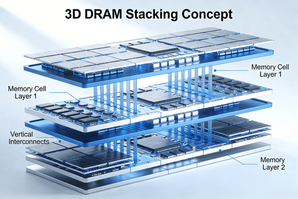 What is 3D DRAM Stacking 3D DRAM Stacking concept