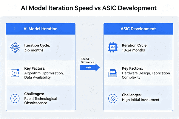 AI Model Iteration Speed AI Model Iteration Speed vs ASIC Development