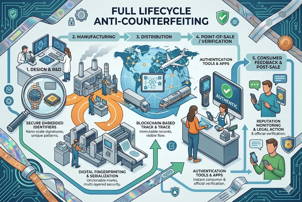 Full Lifecycle Anti Counterfeiting full lifecycle anti counterfeiting