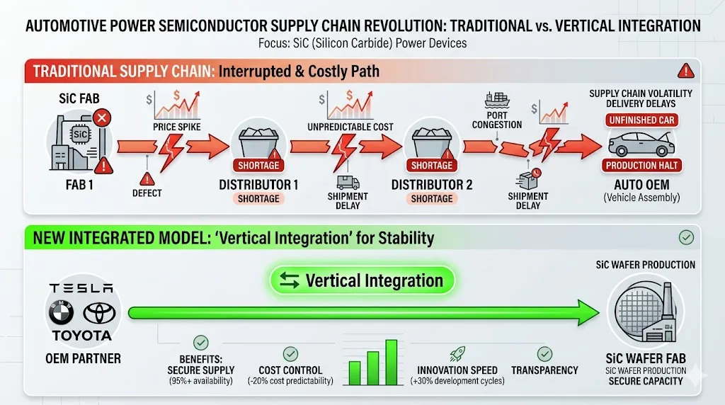 Vertical Integration in SiC Supply Chain