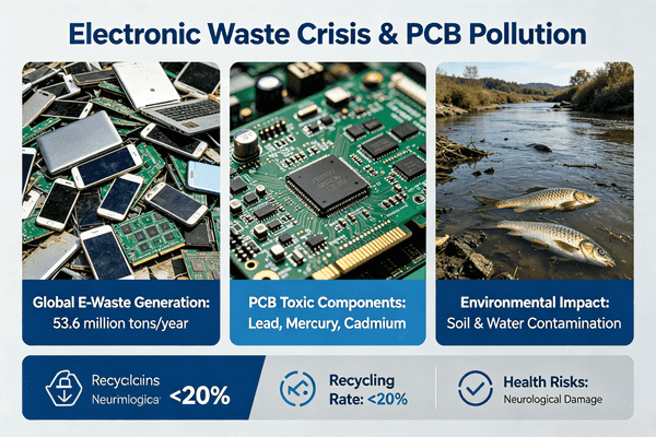Electronic waste crisis and PCB pollution