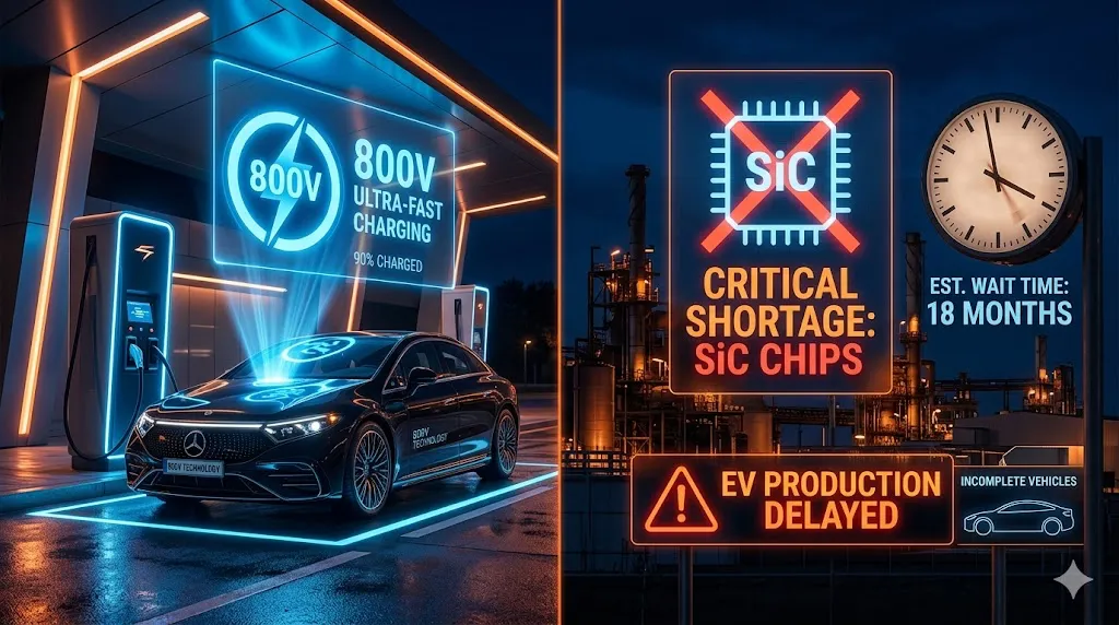Silicon Carbide SiC Shortage 800V Architecture