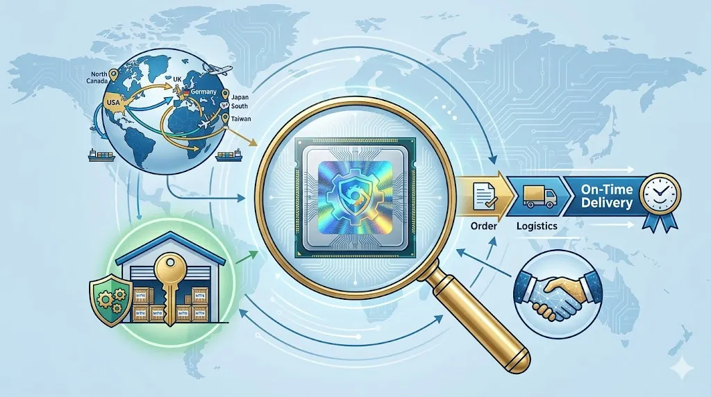 NTN Chip Supply Chain Secure supply of authentic NTN chips