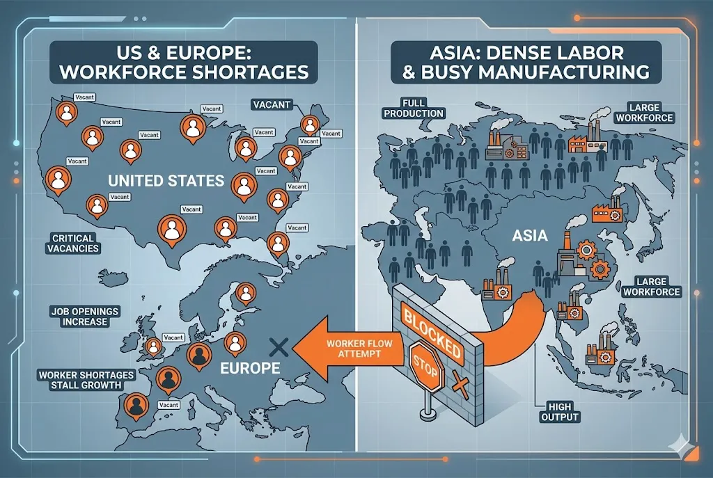 Missing Semiconductor Technicians Lack of skilled semiconductor technicians US Europe