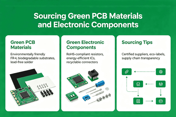 Sourcing green PCB materials and electronic components