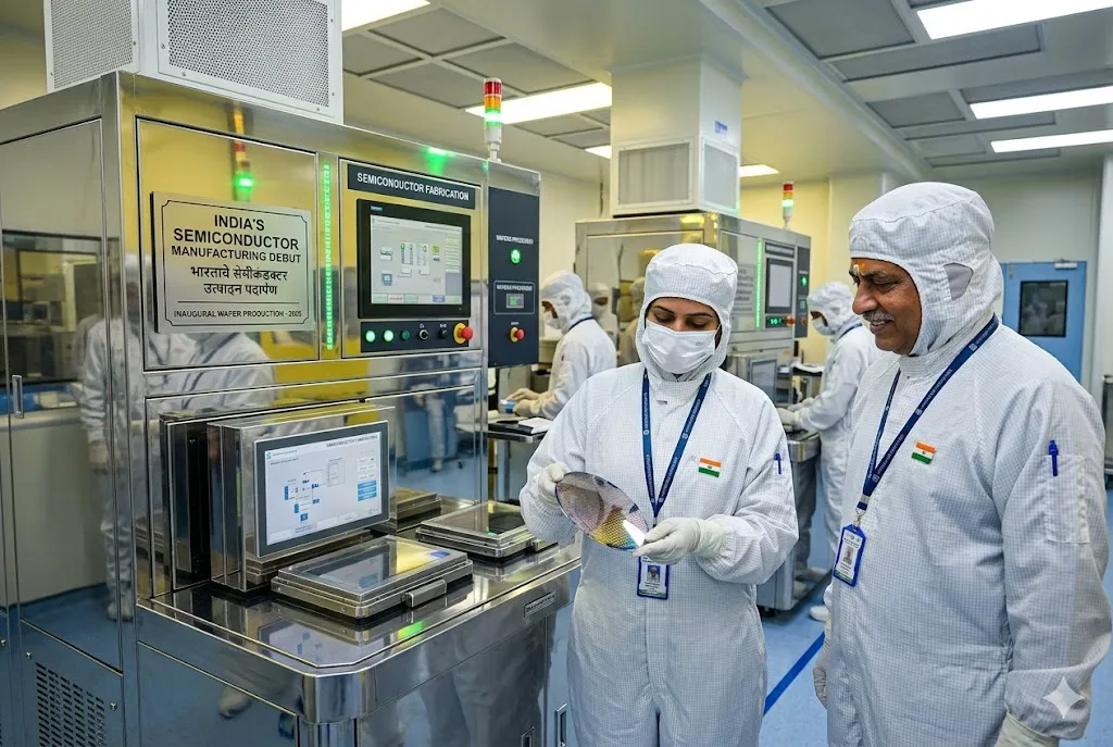 India semiconductor manufacturing debut