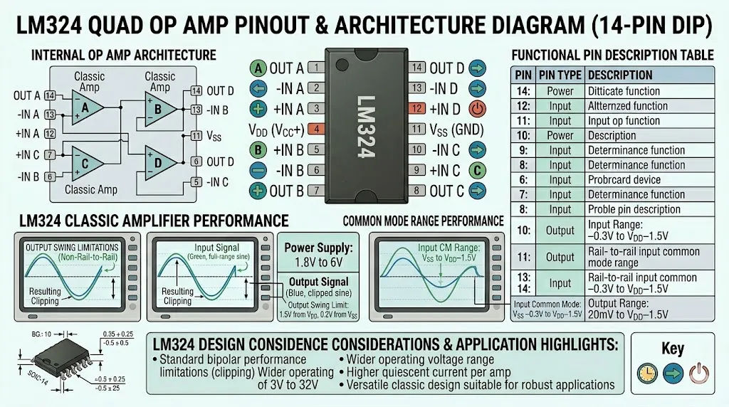 LM324 pinout