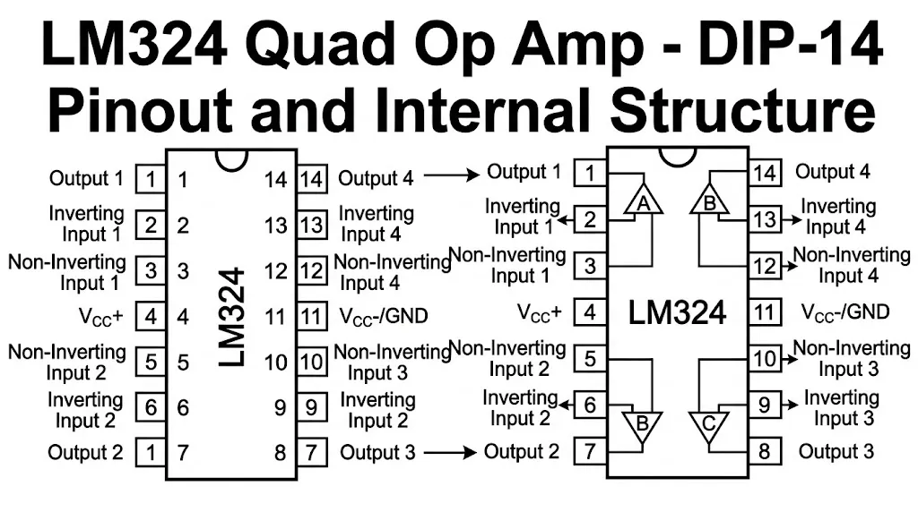 LM324 pinout