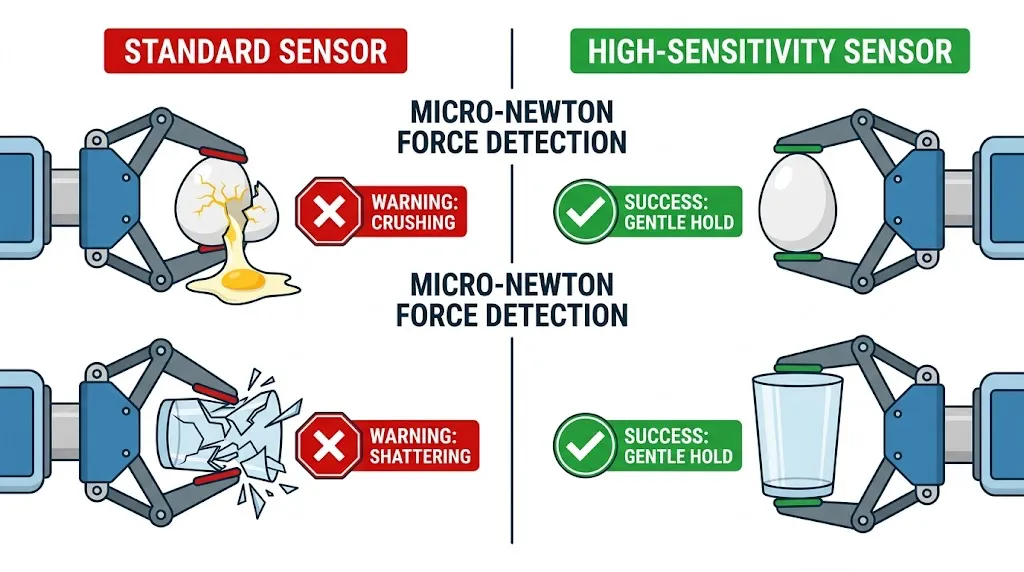 MEMS sensors for robot grip