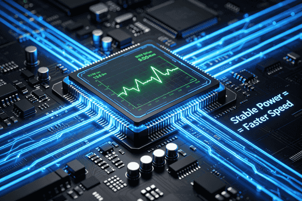 BSPDN solving IR drop and boosting frequency