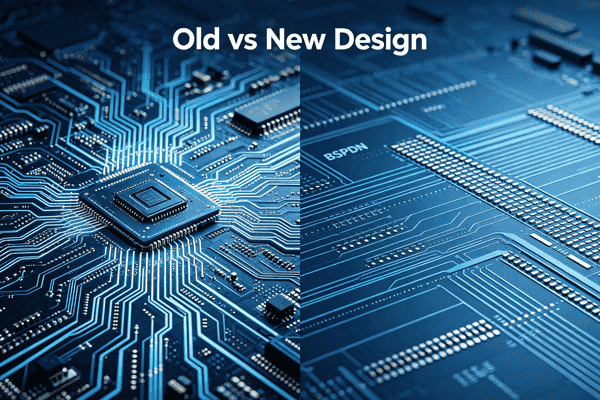 BSPDN power and signal line separation