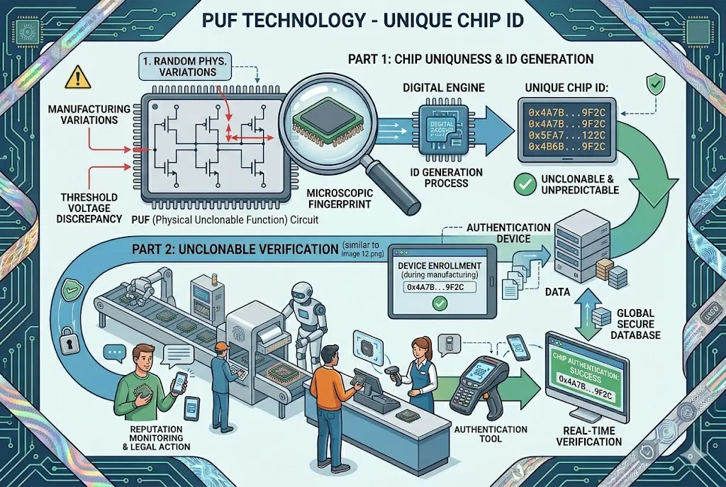 PUF Technology Chip ID puf technology unique chip id