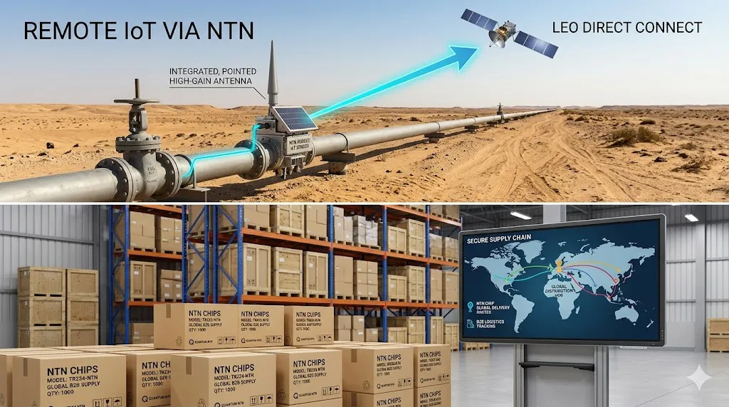 Remote Communication NTN chips remote area communication