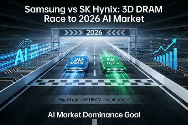 3D DRAM commercial race 2026 Samsung and SK Hynix 3D DRAM race 2026