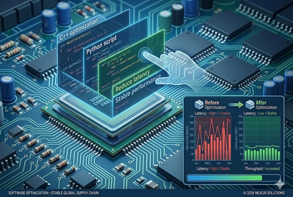 software optimization for capped chips