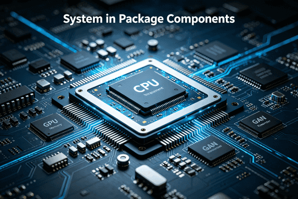 CPU GPU Memory GaN packaging